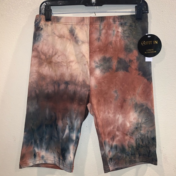 NWT Tie Dye Biker Shorts - Picture 6 of 6